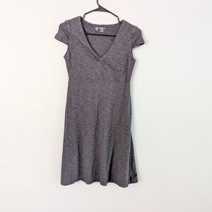 Horny Toad (Toad & Co) Blue Gray Organic Cotton Tencel Blend Dress XS